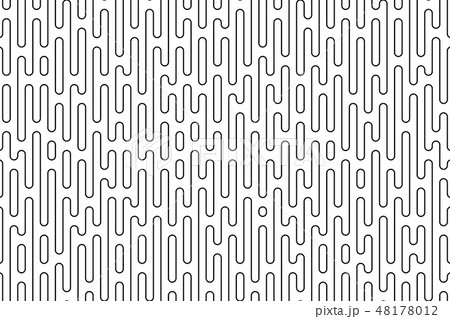 Monochrome doodle abstract seamless background 48178012