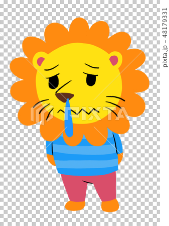 鼻水ライオンくん 48179331