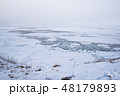 オホーツク海の流氷｜網走・知床の冬を彩る自然の造形美 48179893