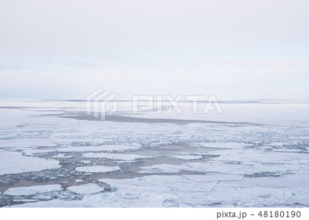 オホーツク海の流氷|網走・知床の冬を彩る自然の造形美 オホーツク海の流氷|網走・知床の冬を彩る自然の造形美 48180190