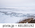 オホーツク海の流氷｜網走・知床の冬を彩る自然の造形美 48180192