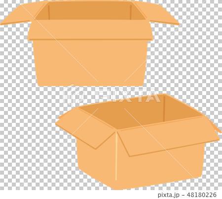 插图素材: 空的纸板箱