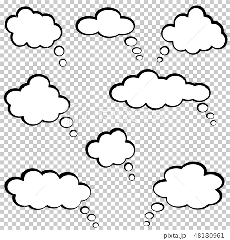 吹き出し 48180961