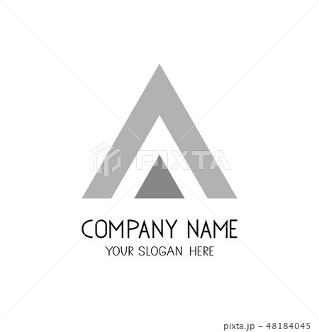 Triangle vector logo. Symbol for business company. 48184045