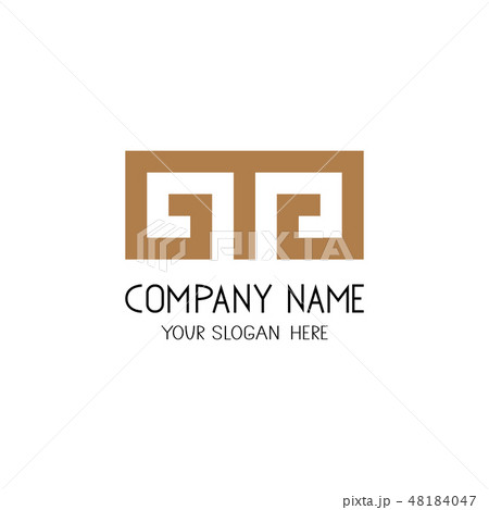 Greek key logo. Symbol for business company. Greek key logo. Symbol for business company. 48184047