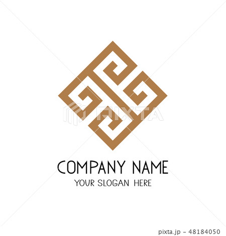 Greek key logo. Symbol for business company. Greek key logo. Symbol for business company. 48184050