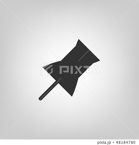 push pin icon vector paper attachment symbol 48184780