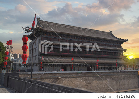 Xian city wall. 48186236