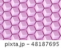 Abstract background of polygonal shape 48187695