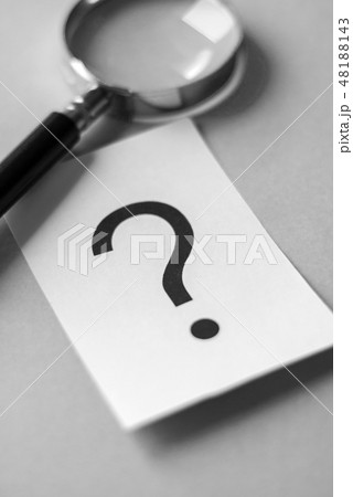 Card with a question mark 48188143