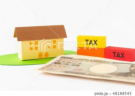 不動産　税金　消費税　相続税　TAX　購入　査定　賃貸経営 48188545