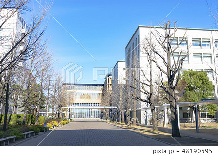 大学イメージ 獨協大学 の写真素材