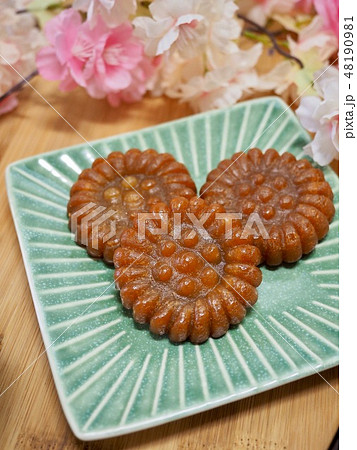 薬と 薬菓 桜 48190981