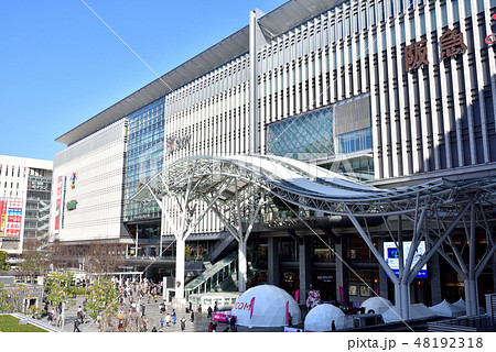 JR博多駅　博多口　在来線側　福岡市の玄関口 48192318