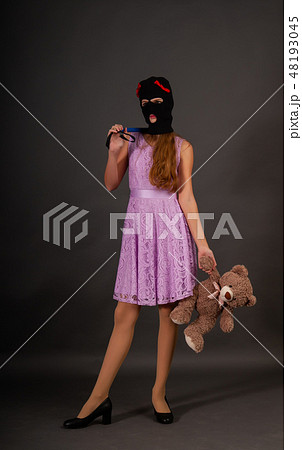 thug baton girl 48193045