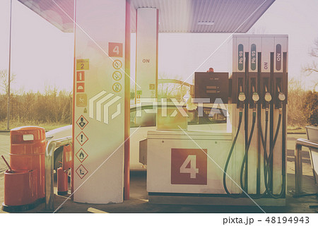 European gasoline station 48194943