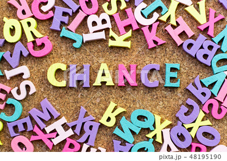 Color alphabet in word chance with another letter Color alphabet in word chance with another letter 48195190
