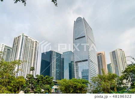 Skyscrapers at Bonifacio Global City - Manila, Philippines Skyscrapers at Bonifacio Global City - Manila, Philippines 48196322