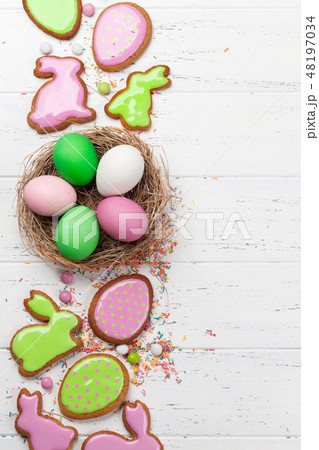 Easter greeting card 48197034
