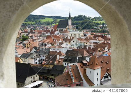 Cesky Krumlov. South Bohemia, Czech Republic... 48197806