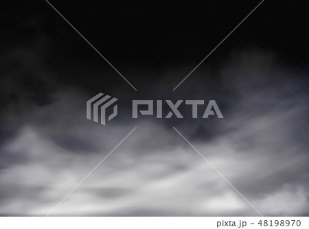 3d realistic fog, grey mist 48198970