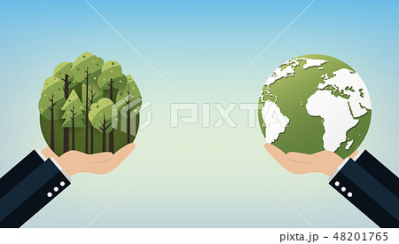 World Environment Day concept with Save the world World Environment Day concept with Save the world 48201765