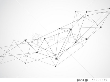 Abstract geometric connecting dots and lines Abstract geometric connecting dots and lines 48202239