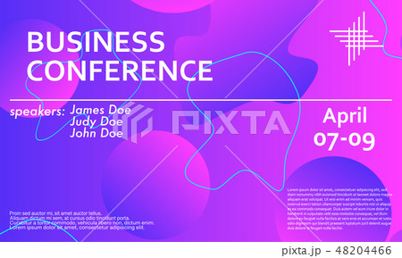 Business conference invitation design template Business conference invitation design template 48204466