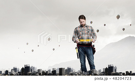 Adult engineer man 48204723