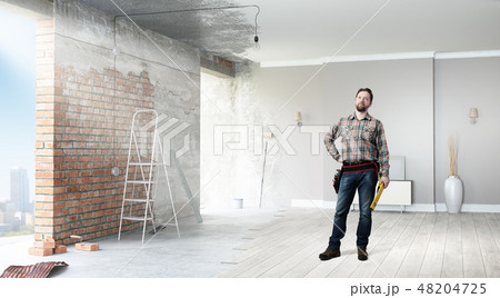 Adult engineer man 48204725