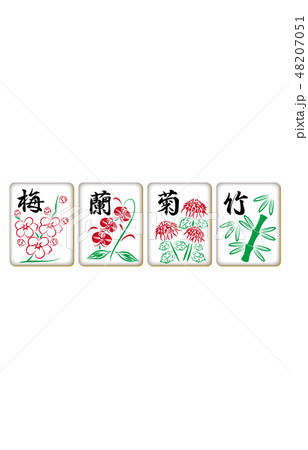 麻雀牌花牌 48207051
