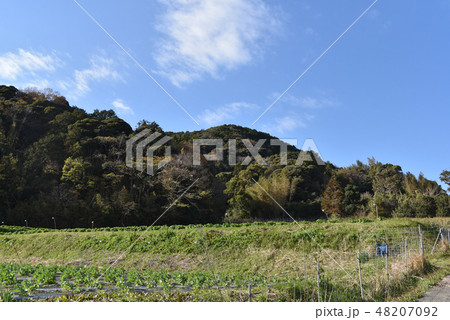 滝田城跡　全景 48207092