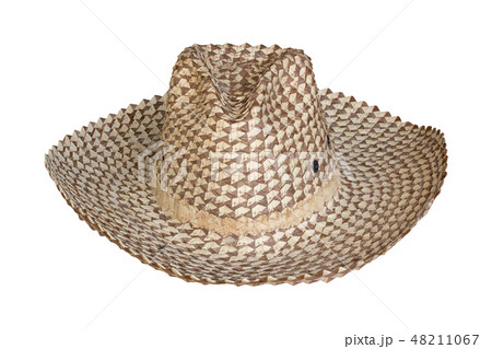 straw hat isolated on white background 48211067