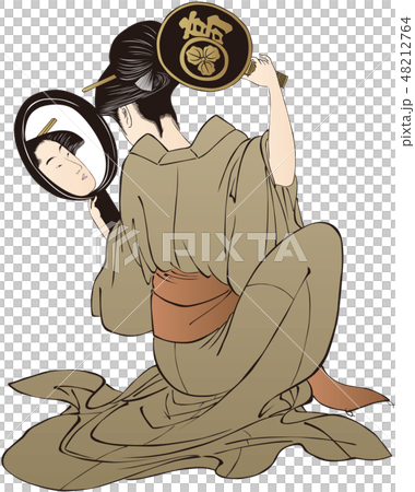 高名美人判じ絵集 高嶋おひさ 合わせ鏡 高名美人判じ絵集 高嶋おひさ 合わせ鏡 48212764