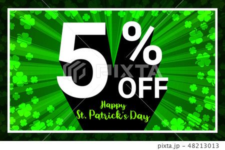 5% OFF Sale Happy St.Patrick Day 48213013