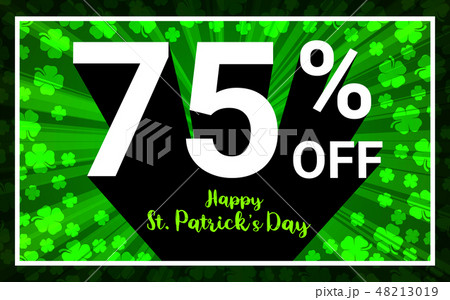 75% OFF Sale Happy St.Patrick Day 48213019