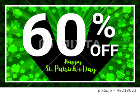 60% OFF Sale Happy St.Patrick Day 48213023