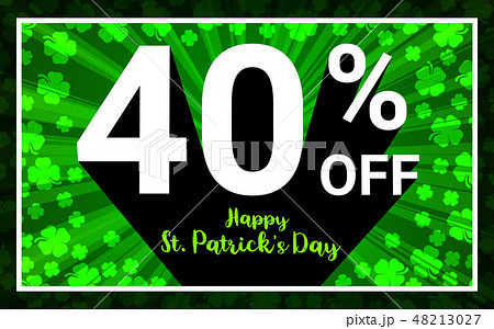 40% OFF Sale Happy St.Patrick Day 48213027