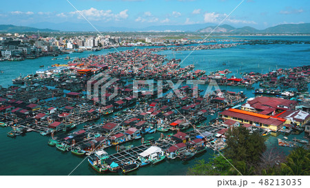 Linshui, Hainan, China Fishermans Village 48213035