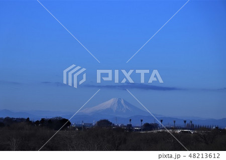 関宿にこにこ水辺公園から見る富士山(初日の出) 関宿にこにこ水辺公園から見る富士山(初日の出) 48213612