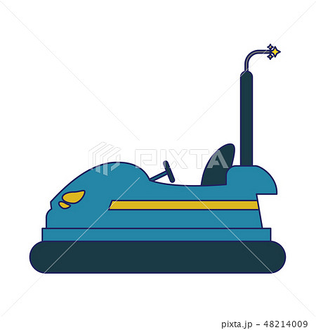 Bumper car cartoon 48214009