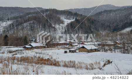 Snow village in Mohe County, China Snow village in Mohe County, China 48214822