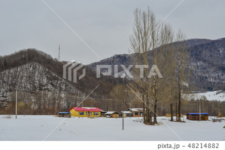 Snow village in Mohe County, China Snow village in Mohe County, China 48214882