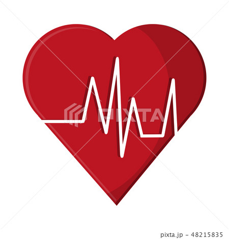 heart cardio heartbeat symbol 48215835
