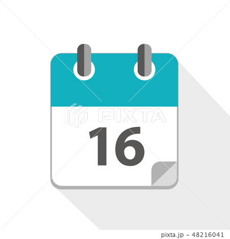 blue business calendar 16 icon blue business calendar 16 icon 48216041