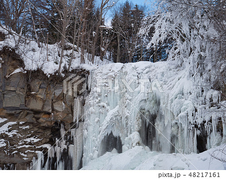 アシリベツの滝　冬 48217161