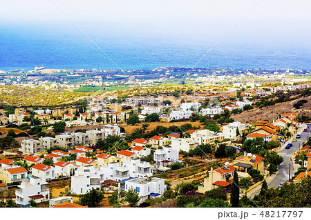 Panoramic aerial view of Cyprus Panoramic aerial view of Cyprus 48217797
