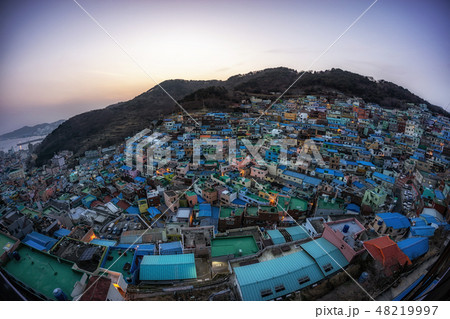 busan gamcheon culture village sunset busan gamcheon culture village sunset 48219997