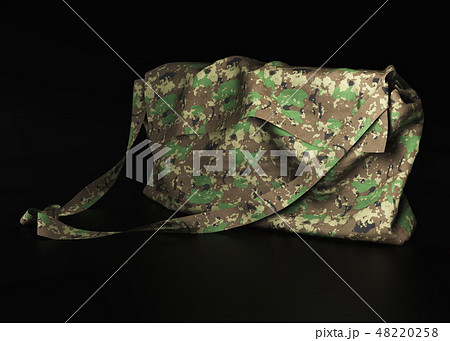 fashionable modern shoulder bag is made of fashion-style camouflage material in military style 48220258