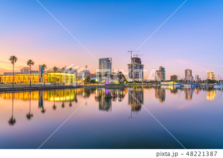 St. Petersburg, Florida, USA downtown city skyline St. Petersburg, Florida, USA downtown city skyline 48221387